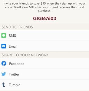 Use my code to get $10 off